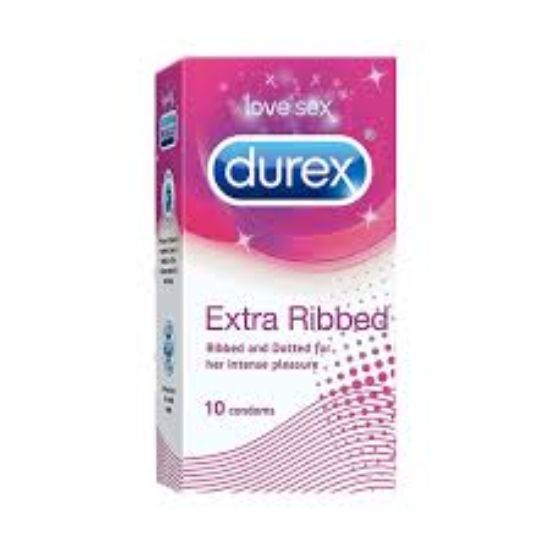 DUREX EXTRA RIBBED 10 PCS