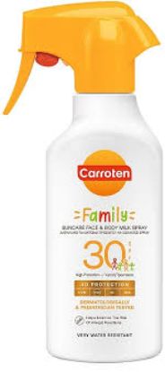CARROTEN FAMILY SUN CARE FACE BODY MILK SPF 30 SPRAY 270 ML