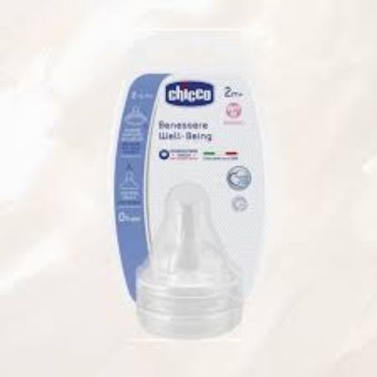 CHICCO WELL BEING 8112+2 M حلمه سيليكون