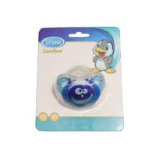 TRUE SILICONE SOOTHER 6-12/سكاته بغطاء19420