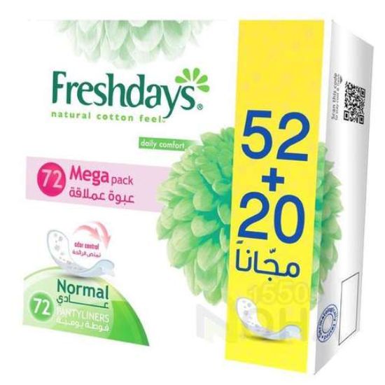 FRESHDAYS NORMAL 72 MEGA PACK