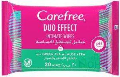 CARE FREE DUO EFFECT WIPES 20 PIC