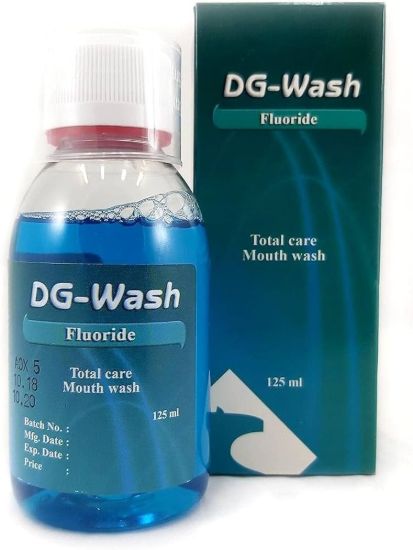 DG WASH MOUTHWASH WITH FLUORIDE, 350 ML