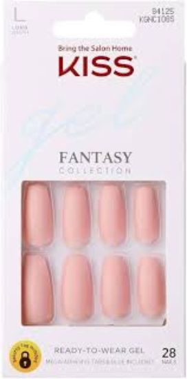 KISS GEL FANTASY 28 NAIL 704اظافر