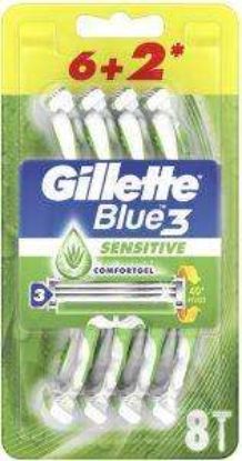 Gillette Blue 3 Sensitve 6+2 ماكينه