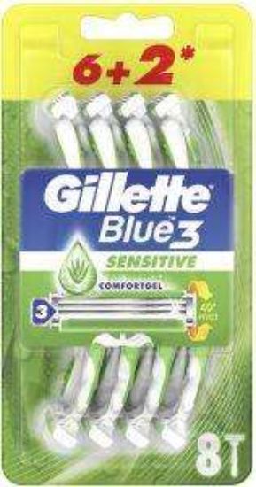 Gillette Blue 3 Sensitve 6+2 ماكينه