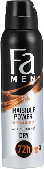 FA INVISIBLE POWER MEN 150 SPRAY