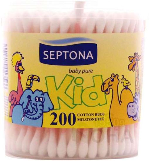 SEPTONA KIDS قطن اذن 200عود