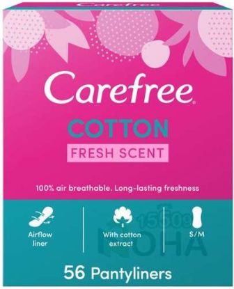 CAREFREE NORMAL WITH COTTON FRESH SCENT 56 عطر منعش