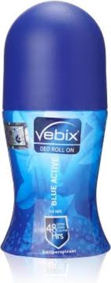 VEBIX MEN BLUE ACTIVE ROLL ON 50 ML رجالى