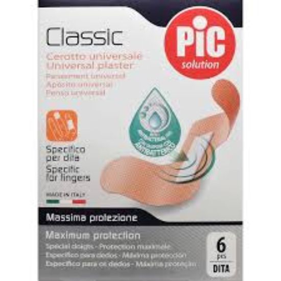 PIC CLASSIC DITA 6PCS بلاستر اصابع شكل حرف3748 Z
