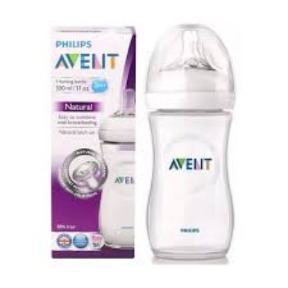 AVENT NATURAL +6M 330ML ببرونه بلاستيك