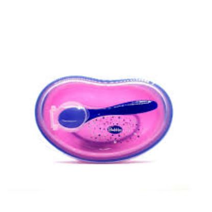 BUBBLES طبق روز بغطاء + ملعقه