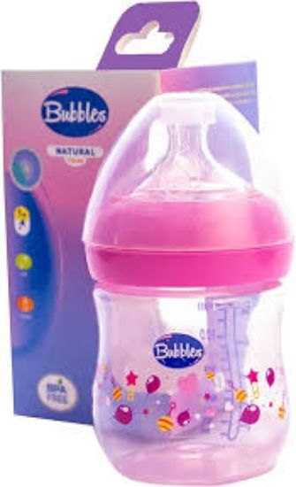 BUBBLES FEEDING 150ML NATURAL 0 MONTH ببرونه روز