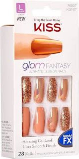 KISS GLAM FANTASY 28 NAIL KGF 02C -778 اظافر