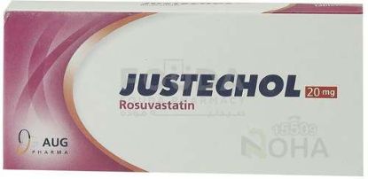 JUSTECHOL 20 MG 28 TAB 115 LE