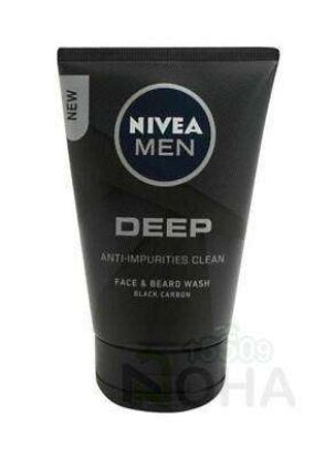 NIVEA MEN DEEP WASH 100ML غسول للوجه واللحية