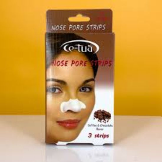 CE TUA NOSE STRIPS لصقة الانف للبثور السوداء شيكولاته
