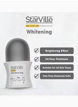 STARVILLE WHITENING ANTIPERSPIRANT ROLL ALL SKIN 60M