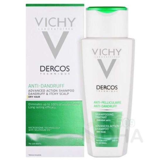 VICHY DERCOS ANTI DANDRUFF SHAMPOO DRY HAIR 200ML
