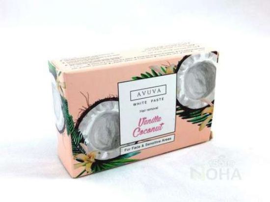 AVUVA WHITE PASTE 100G جوز الهند و فانيلايا