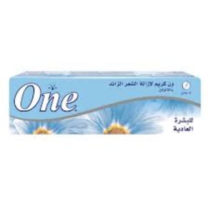 ONE HAIR REMOVING CREAM FOR NORMAL SKIN 140 GM FOR NORMAL SKIN باللانولين