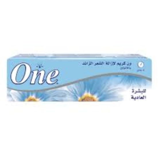 ONE HAIR REMOVING CREAM FOR NORMAL SKIN 140 GM FOR NORMAL SKIN باللانولين