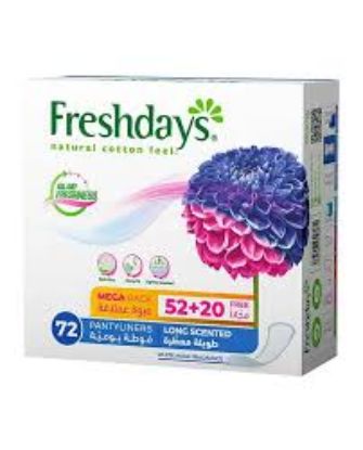 FRESHDAYS LONG SCENTED 72 MEGA PACK