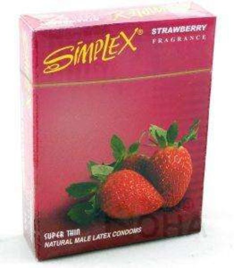 SIMPLEX MALE CONDOMS فراوله