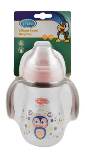 TRUE Silicon Spout Cup 6 270Ml كوب اطفال بيد و منظم هواء