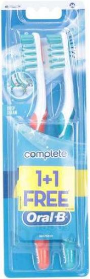 ORAL -B DEEP CLEAN COMPLETE MED 1+1 فرشاه
