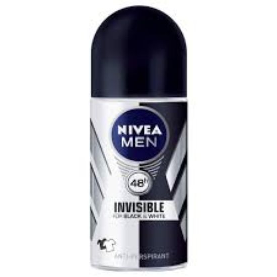 NIVEA MEN INVISIBLE BLACK &WHITE ROLL ON 50ML