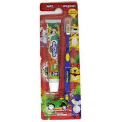 KODOMO TOOTHPASTE KIDS REGULAR 45G معجون +فرشه