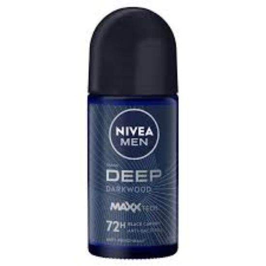 NIVEA MEN DEEP DARKWOOD ROLL ON 50ML