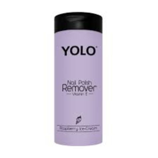 YOLO NAIL POLISH REMOVER 135ML (RASPBERRY ICE CREAM