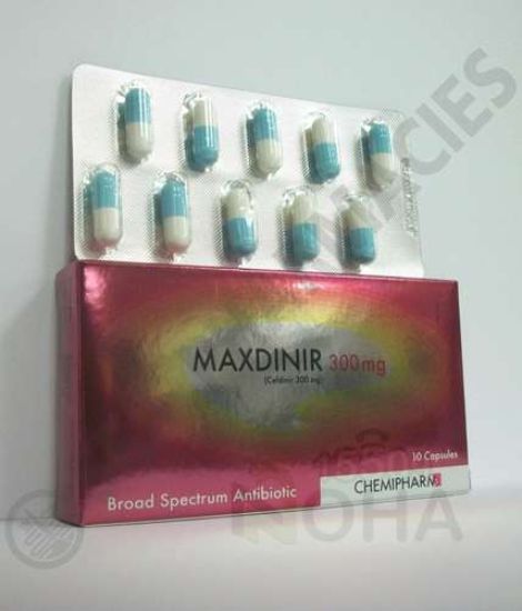 MAXDINIR 300 MG 10 CAP 115 LE