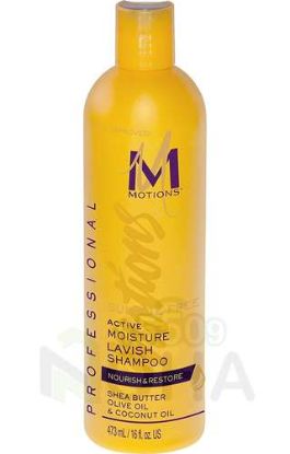 MOTION ACTIVE MOISTURE LAVISH NOURISH & RESTORE SHAMPOO 473 ML