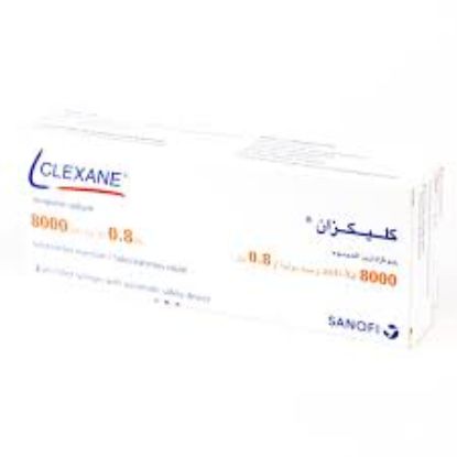 CLEXANE 8000 I.U. 80 MG 2 PREFILLED SYRINGES 417 LE