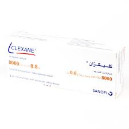 CLEXANE 8000 I.U. 80 MG 2 PREFILLED SYRINGES 417 LE
