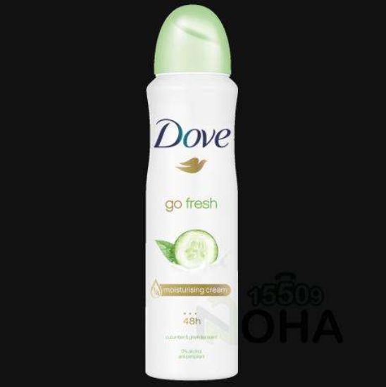 DOVE GO FRESH CUCUMBER &GREEN TEA SPRAY 250ML مستورد بالخيار