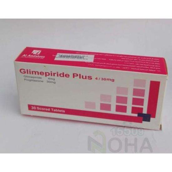 GLIMEPIRIDE-PLUS 4/30 MG 30 TAB 123 LE