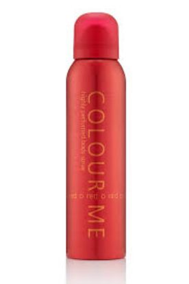 COLOUR ME BODY SPRAY RED 150ML الاحمر