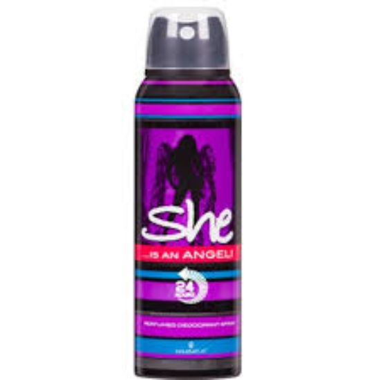 SHE IS AN ANGEL SPRAY 150ML اسود موف