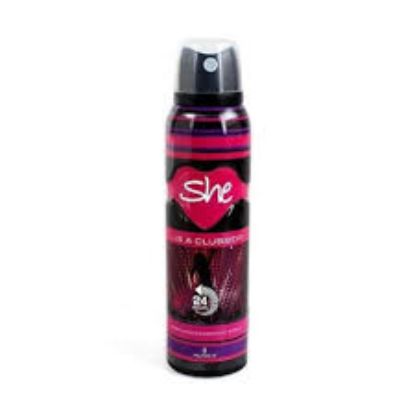 SHE IS A CLUBBER DEODORANT SPRAY 150 ML