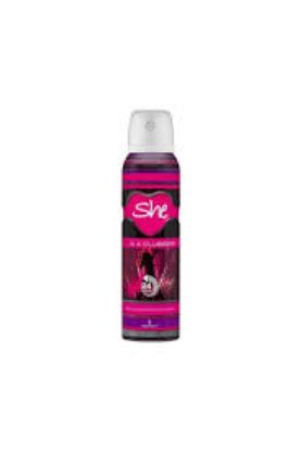 SHE IS A CLUBBER SPRAY 150ML الاسود