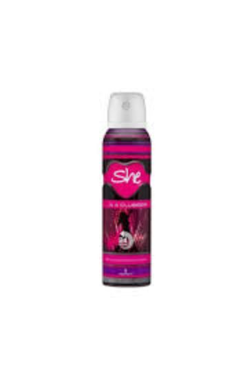 SHE IS A CLUBBER SPRAY 150ML الاسود