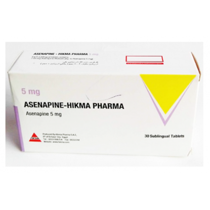 ASENAPINE 5 MG 30 TAB 298.5 LE