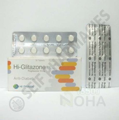 HI-GLITAZONE 15 MG 30 TAB 75 LE