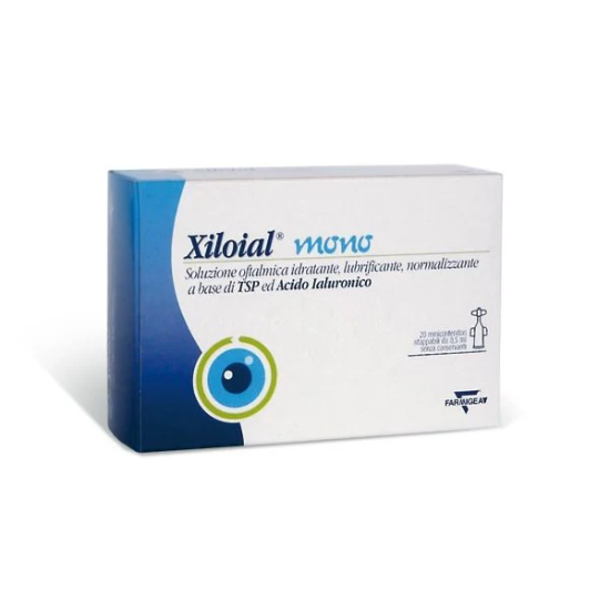 XILOIAL MONO LUBRICANT OPHTHALMIC SOLUTION 20 AMPOULES