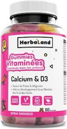 HerbaLand Calcium With D3 ( 60 Gum) OFFER